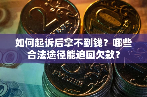 武汉如何起诉后拿不到钱？哪些合法途径能追回欠款？