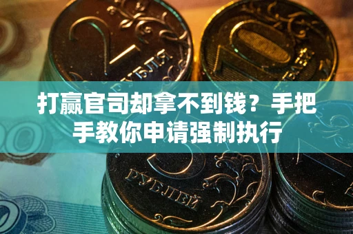 武汉打赢官司却拿不到钱？手把手教你申请强制执行