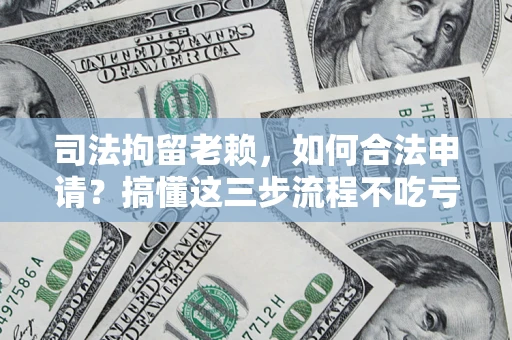 武汉司法拘留老赖，如何合法申请？搞懂这三步流程不吃亏！