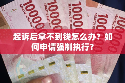 武汉起诉后拿不到钱怎么办？如何申请强制执行？