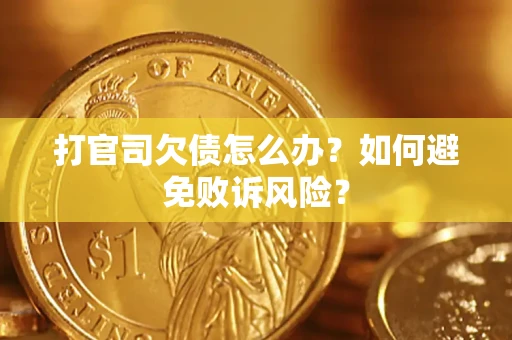 武汉打官司欠债怎么办？如何避免败诉风险？