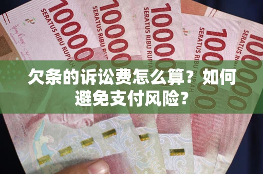 武汉欠条的诉讼费怎么算？如何避免支付风险？
